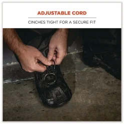 Ergodyne Trex 6325 Spikeless Traction Devices - Medium (Men's Size 8 to 11) Black (1-Pair)