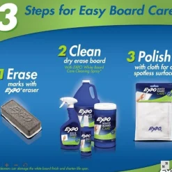 EXPO 8 oz White Board CARE Dry Erase Surface Cleaner (12/Carton)