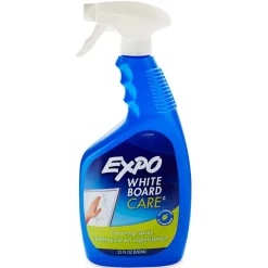 EXPO White Board CARE Dry Erase Surface Cleaner, 22 oz Spray Bottle, 12/Carton