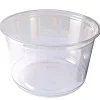 Fabri-Kal 000000000009501034 4.6 in. Diameter x 3 in. 16 oz. Recycleware Round Plastic Deli Container - Clear (500/Carton)