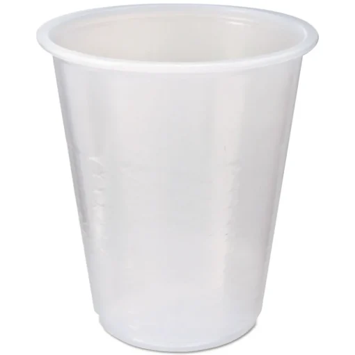 Fabri-Kal 3 oz RK Crisscross Plastic Cold Drink Cups - Clear (2500/Carton)