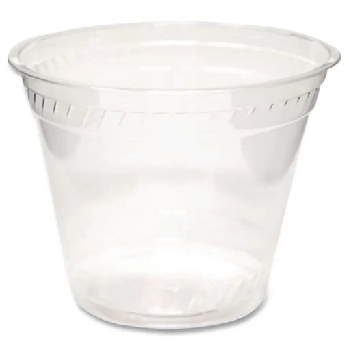 Fabri-Kal Greenware 9 oz. Sugarcane Old Fashioned Cold Drink Cups - Clear (1000/Carton)