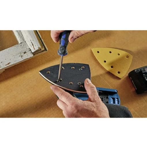Factory Reconditioned Bosch 18V Brushless Lithium-Ion Cordless Sheet Orbital Finishing Sander (Tool Only)