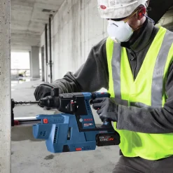 Factory Reconditioned Bosch Bulldog 18V Brushless Lithium-Ion 1 in. Cordless SDS-Plus Rotary Hammer Kit with 2 Batteries (8 Ah)