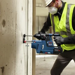 Factory Reconditioned Bosch Bulldog 18V Brushless Lithium-Ion 1 in. Cordless SDS-Plus Rotary Hammer Kit with 2 Batteries (8 Ah)