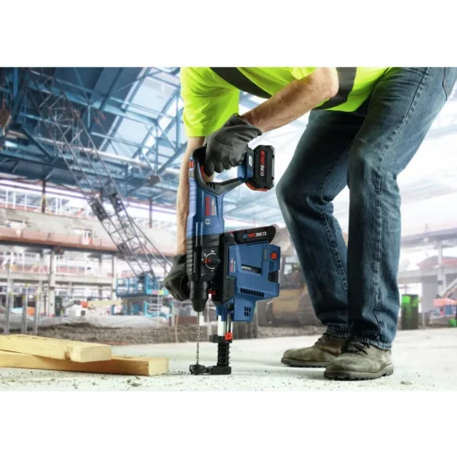 Factory Reconditioned Bosch 18V EC Brushless SDS-Plus Bulldog 1 in. Cordless Rotary Hammer Kit with (2) CORE18V 8 Ah High Power Batteries
