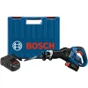 Factory Reconditioned Bosch 18V EC Brushless Lithium-Ion 1.25 in. Cordless Stroke Multi-Grip Reciprocating Saw Kit (8 Ah)