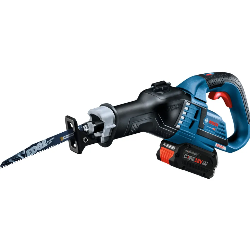 Factory Reconditioned Bosch 18V EC Brushless Lithium-Ion 1.25 in. Cordless Stroke Multi-Grip Reciprocating Saw Kit (8 Ah)