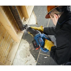 Factory Reconditioned Bosch 18V EC Brushless Lithium-Ion 1.25 in. Cordless Stroke Multi-Grip Reciprocating Saw Kit (8 Ah)