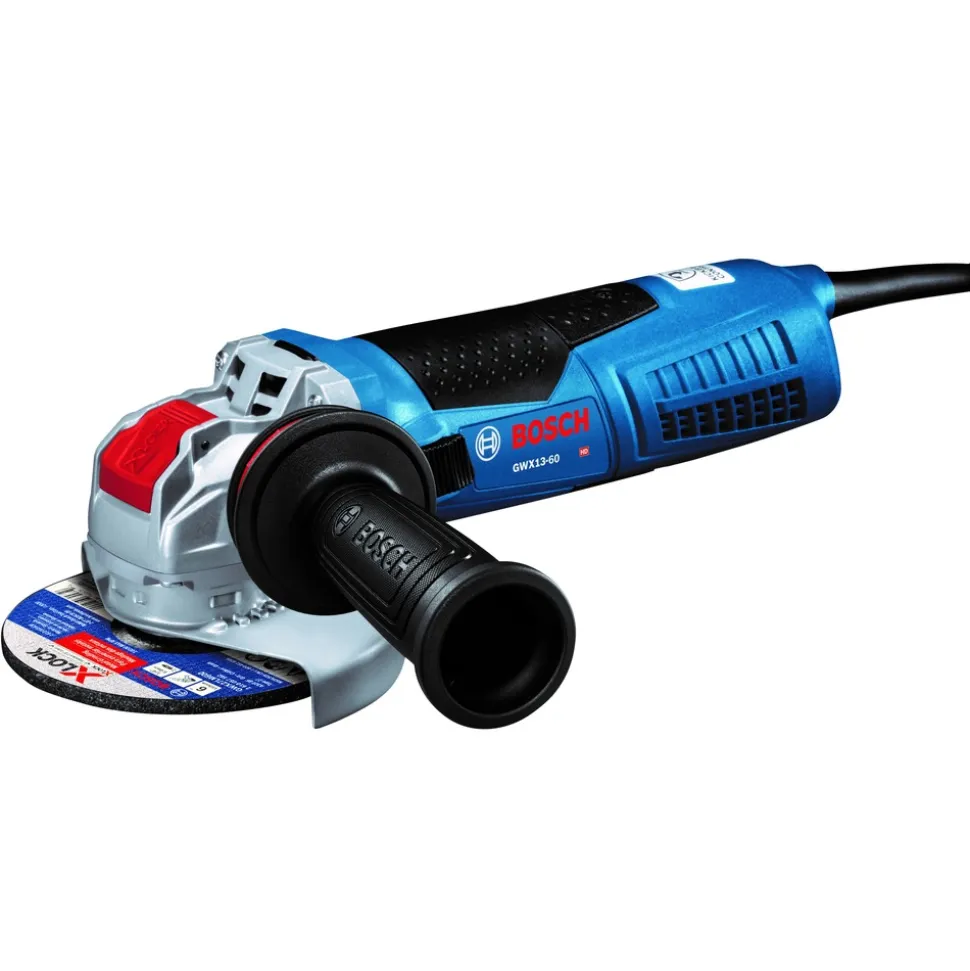 Factory Reconditioned Bosch 120V 13 Amp 6 in. Corded X-LOCK Angle Grinder