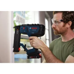 Factory Reconditioned Bosch 18V Lithium-Ion Brushless Cordless 18-Gauge Brad Nailer Kit (2 Ah)