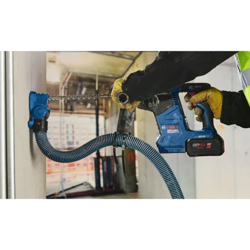 Factory Reconditioned Bosch 18V Lithium-Ion Brushless Connected 1 in. Cordless SDS-Plus Bulldog Rotary Hammer with 2 Batteries (8 Ah)