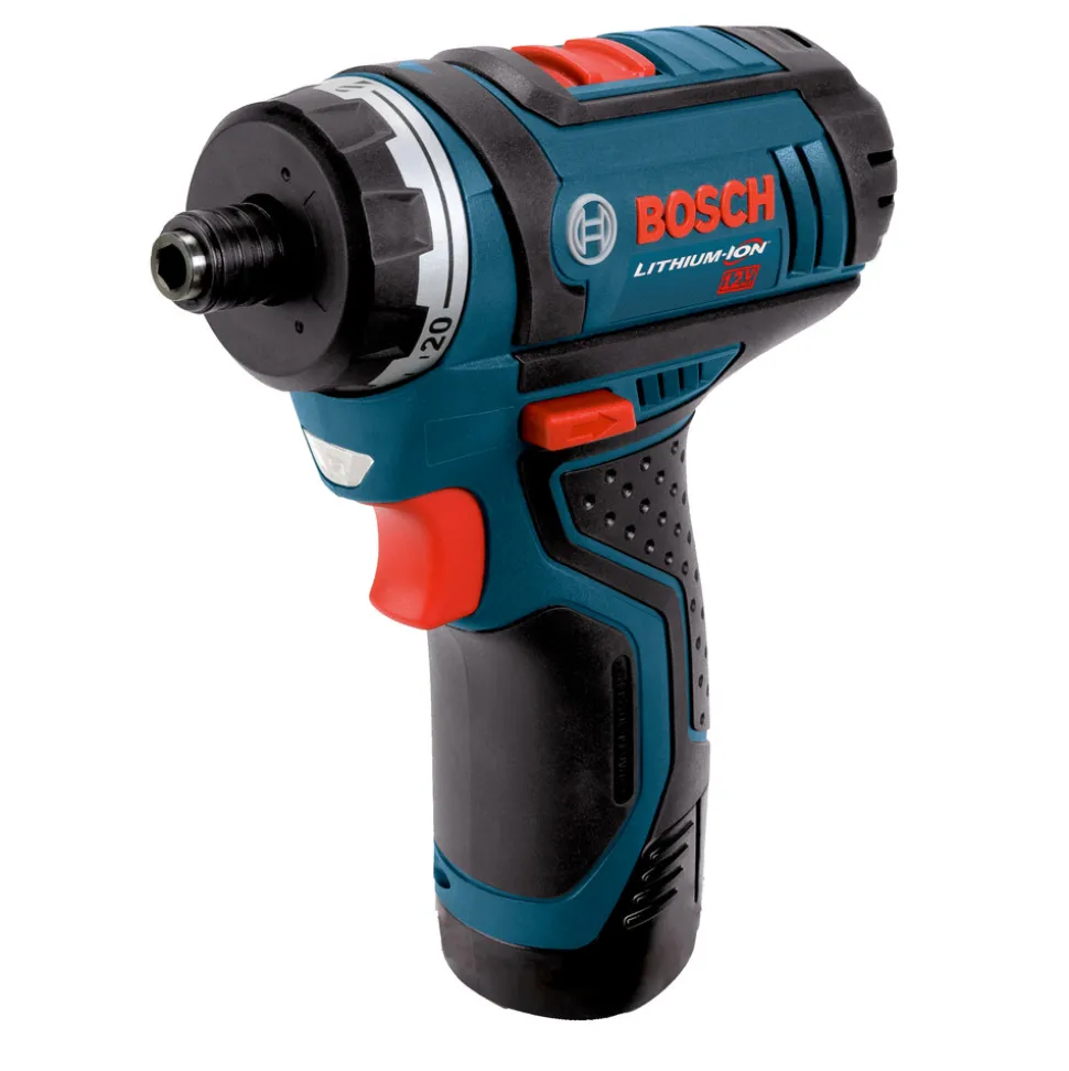 Factory Reconditioned Bosch 12V MAX Lithium-Ion 2-Speed 1/4 in. Cordless Pocket Driver Kit (2 Ah)