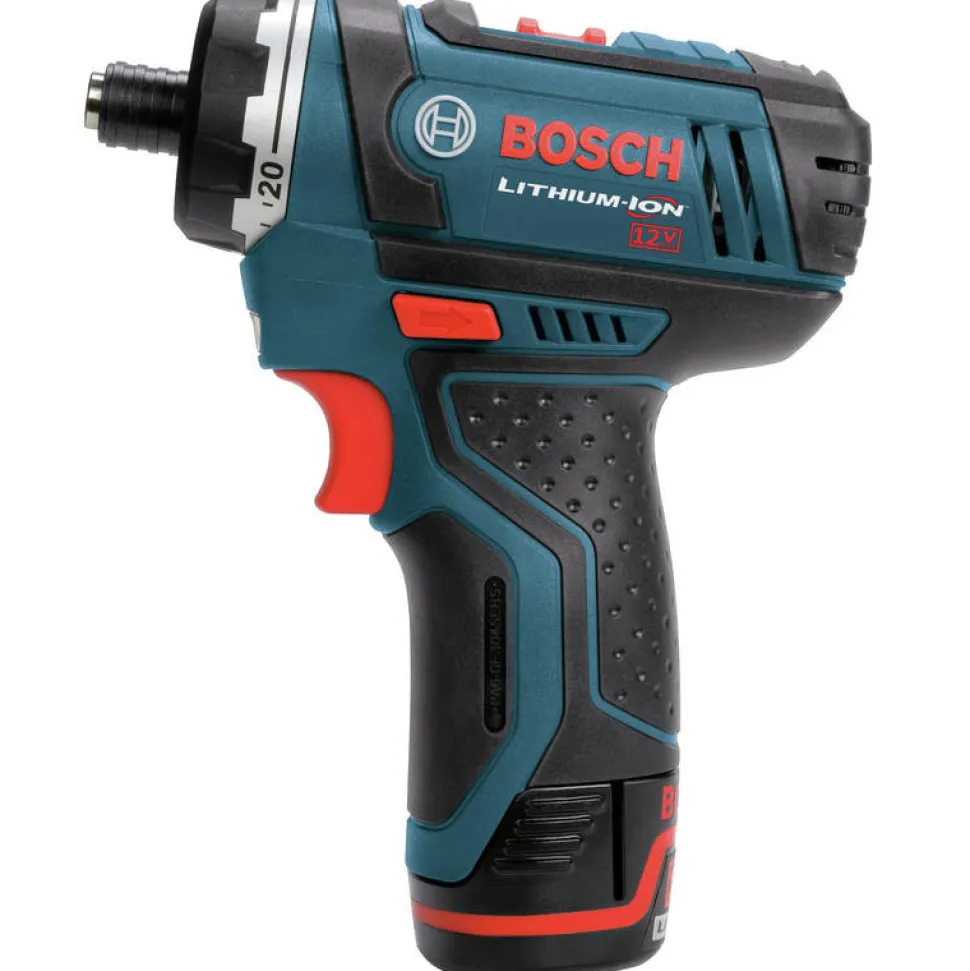 Factory Reconditioned Bosch 12V MAX Lithium-Ion 2-Speed 1/4 in. Cordless Pocket Driver Kit (2 Ah)