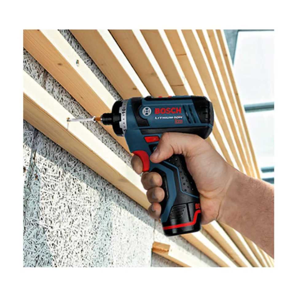 Factory Reconditioned Bosch 12V MAX Lithium-Ion 2-Speed 1/4 in. Cordless Pocket Driver Kit (2 Ah)