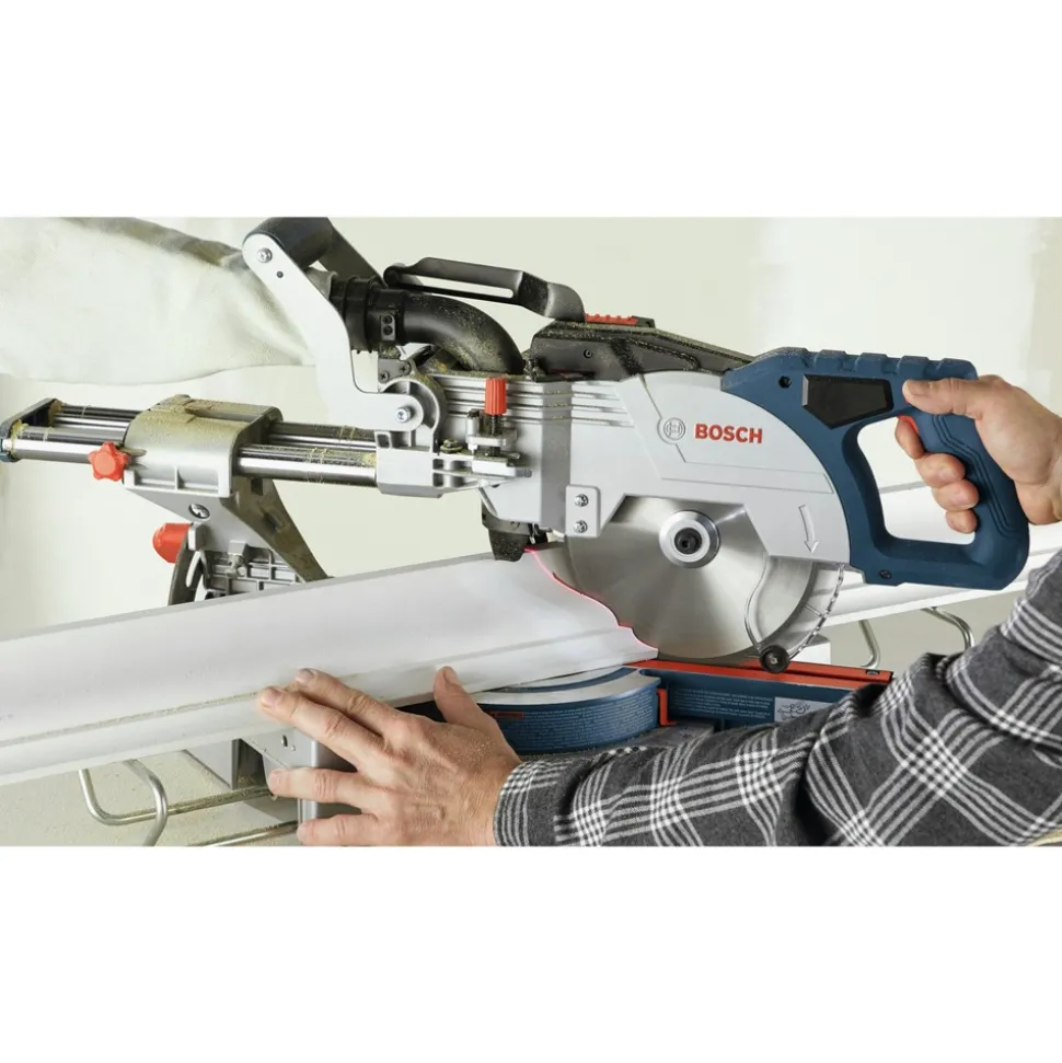 Factory Reconditioned Bosch 18V Single-Bevel Slide 8-1/2 in. Cordless Miter Saw Kit (8 Ah)