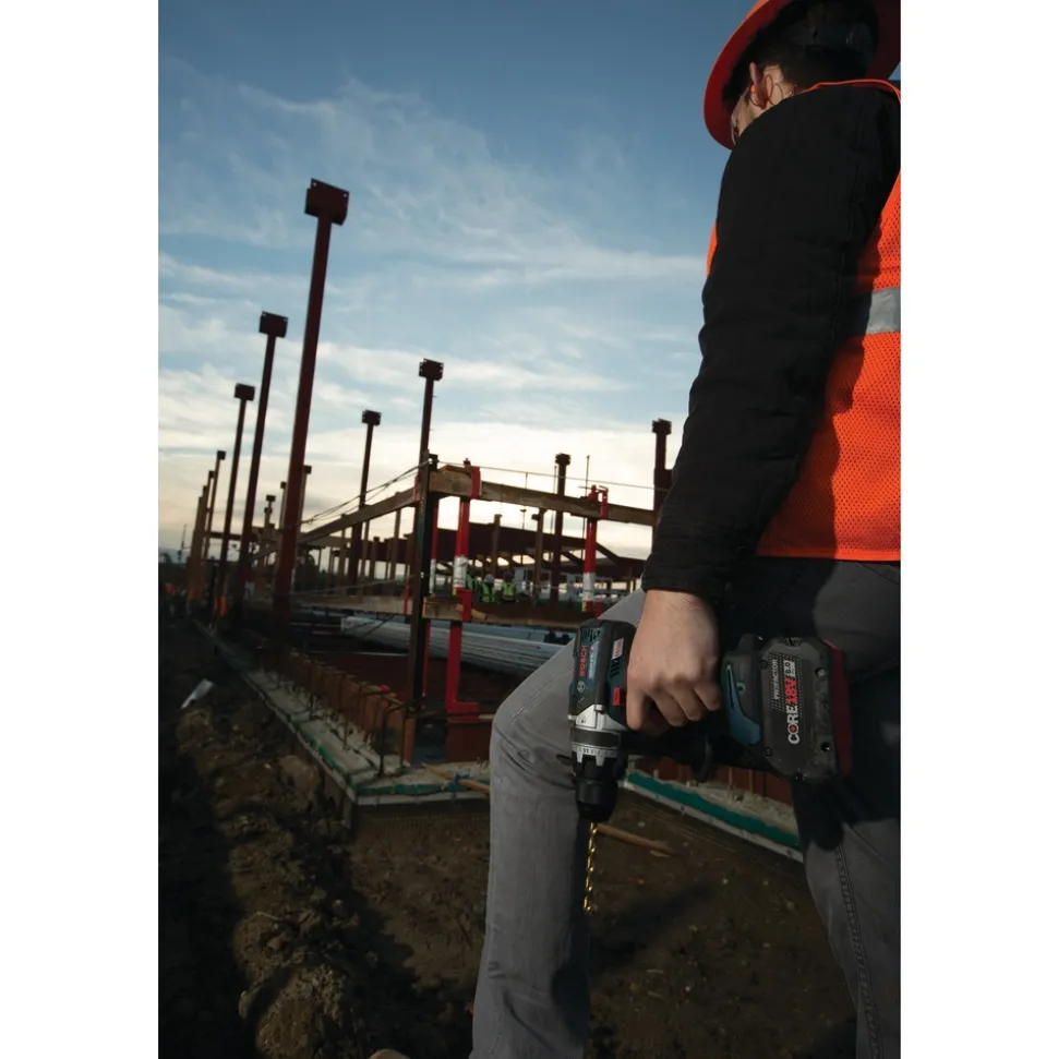 Factory Reconditioned Bosch 18V Brushless Lithium-Ion 1/2 in. Cordless Connected-Ready Hammer Drill Driver Kit with 2 Batteries (4 Ah)