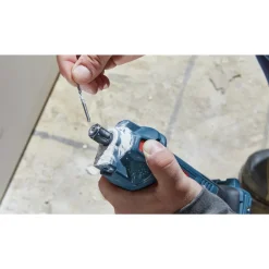Factory Reconditioned Bosch 18V Brushless Cordless Screwgun and Cut-Out Tool Combo Kit with (2) CORE18V 4 Ah Advanced Power Batteries