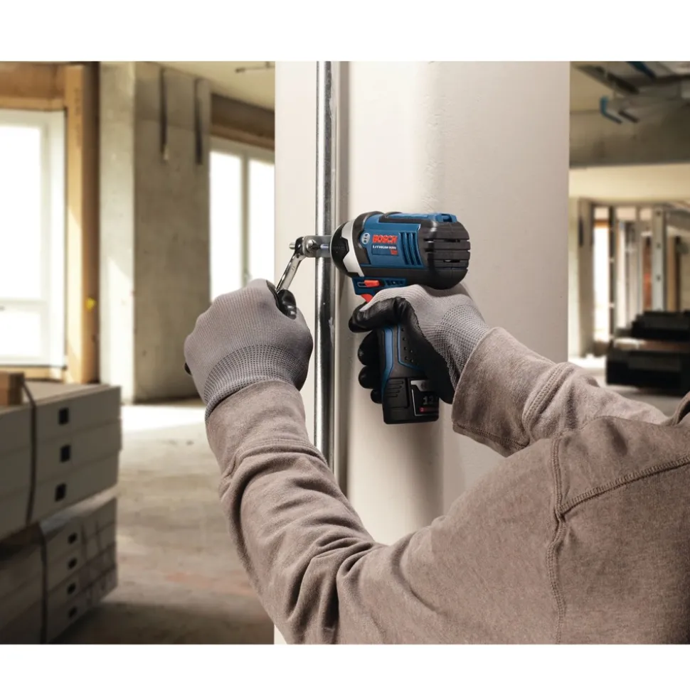 Factory Reconditioned Bosch 12V MAX Cordless Lithium-Ion Drill Driver and Impact Driver Combo Kit