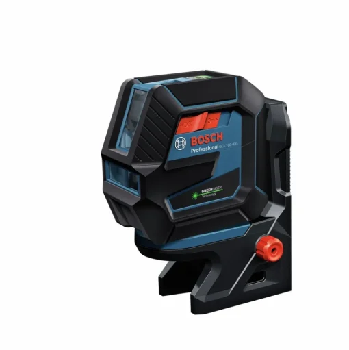 Factory Reconditioned Bosch Green-Beam Self-Leveling Cross-Line Laser with Plumb Points