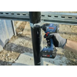 Factory Reconditioned Bosch 18V Brushless Lithium-Ion 1/4 in. Hex Cordless Connected-Ready Impact Driver Kit (4 Ah)