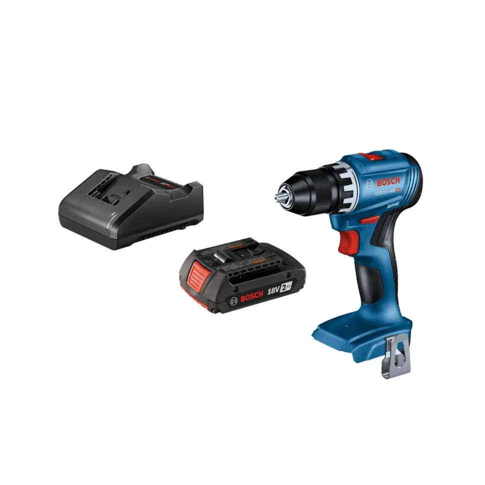 Factory Reconditioned Bosch 18V Brushless Lithium-Ion 1/2 in. Cordless Compact Drill Driver Kit (2 Ah)