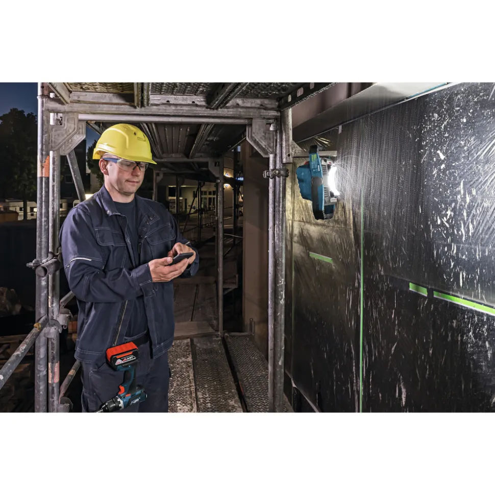 Factory Reconditioned Bosch 18V Connected Lithium-Ion 2000 Lumens Cordless Floodlight (Tool Only)