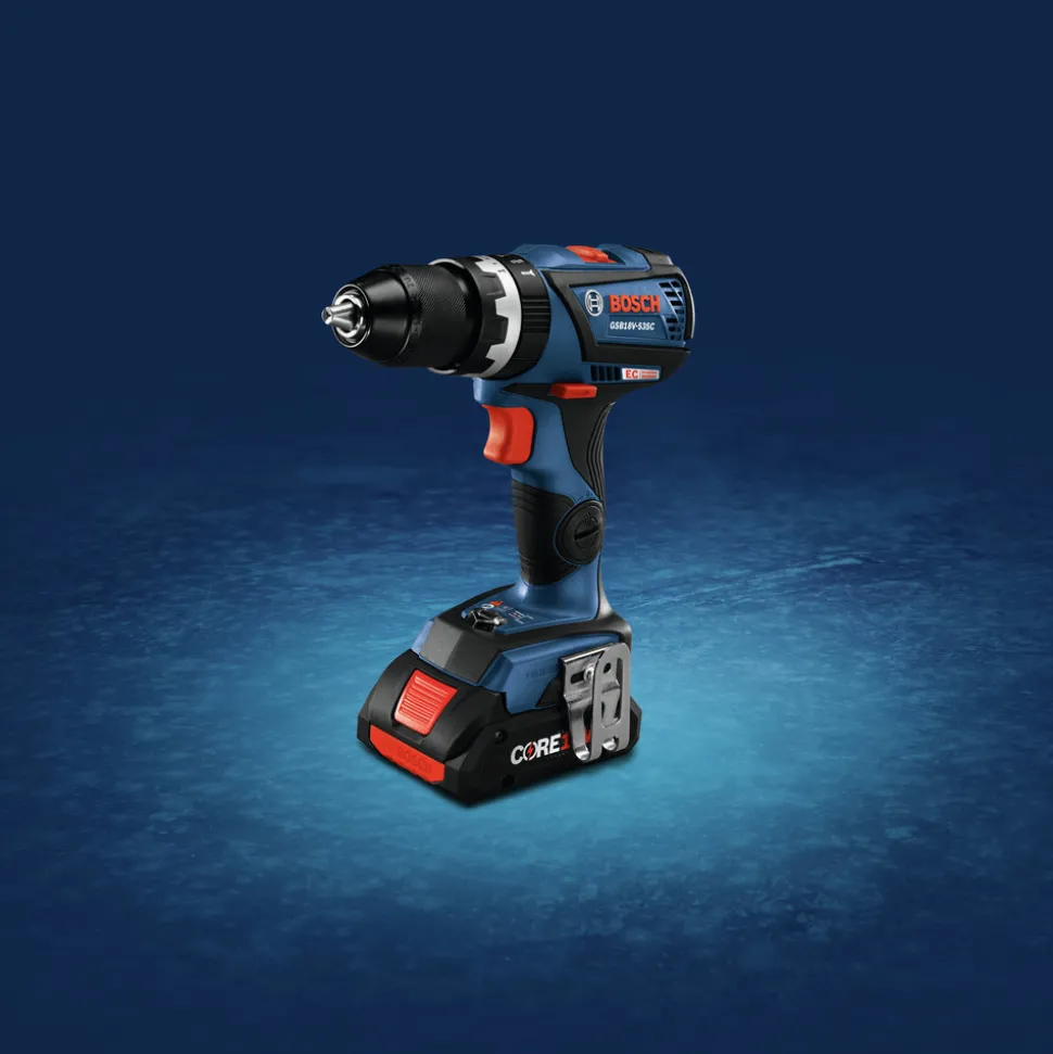 Factory Reconditioned Bosch 18V Lithium-Ion Brushless 1/2 in. Cordless Hammer Drill Driver Kit (4 Ah)