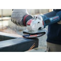 Factory Reconditioned Bosch 120V 10 Amp X-LOCK Ergonomic 4-1/2 in. Corded Angle Grinder with Paddle Switch