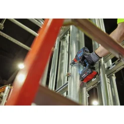 Factory Reconditioned Bosch 18V Brushless Lithium-Ion 1/4 in. and 1/2 in. Cordless Bit/Socket Impact Driver/Wrench and Hammer Drill Driver Combo Kit with 2 Batteries (4 Ah)