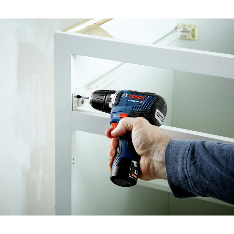 Factory Reconditioned Bosch 12V Max EC Brushless Lithium-Ion 3/8 in. Cordless Drill Driver Kit (2 Ah)