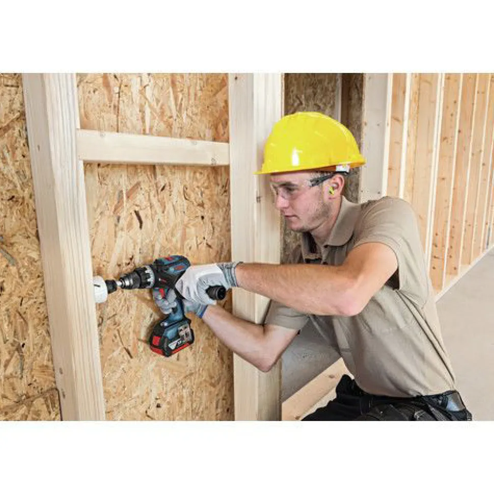 Factory Reconditioned Bosch 18V EC Li-Ion Brushless Brute Tough 1/2 in. Cordless Hammer Drill Driver Kit (4 Ah)