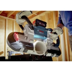 Factory Reconditioned Bosch 18V Brushless Lithium-Ion 5 in. Cordless Band Saw Kit (6 Ah)