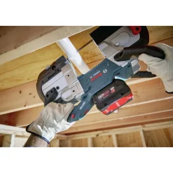 Factory Reconditioned Bosch 18V Brushless Lithium-Ion 5 in. Cordless Band Saw Kit (6 Ah)