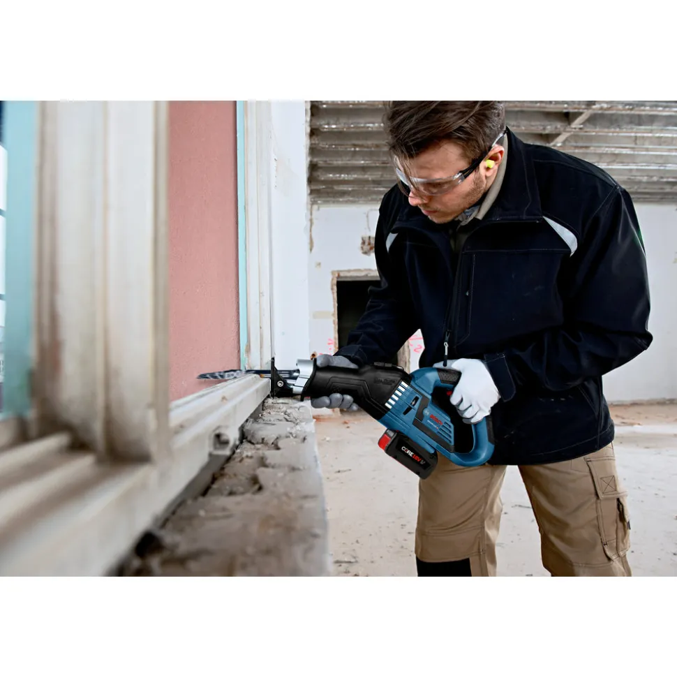 Factory Reconditioned Bosch 18V EC Brushless 1-1/4 in.-Stroke Multi-Grip Reciprocating Saw (Tool Only)