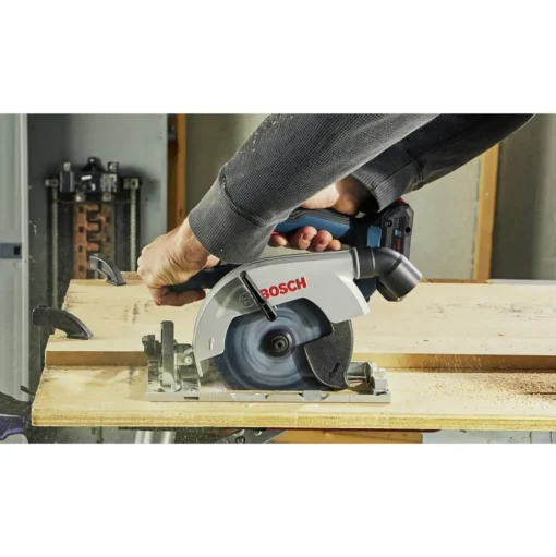 Factory Reconditioned Bosch 18V Brushless Blade-Left Lithium-Ion 6-1/2 in. Cordless Circular Saw Kit (4 Ah)