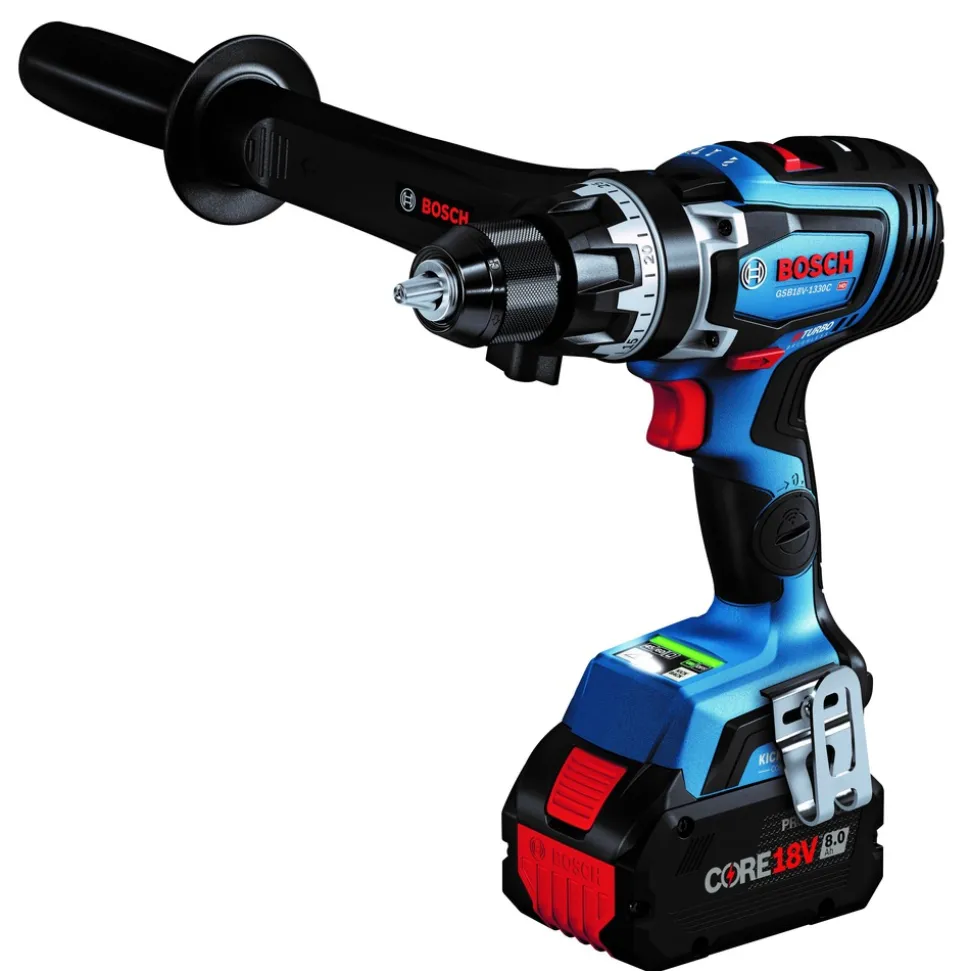 Factory Reconditioned Bosch 18V PROFACTOR Brushless Lithium-Ion 1/2 in. Cordless Connected-Ready Hammer Drill Driver Kit (8 Ah)