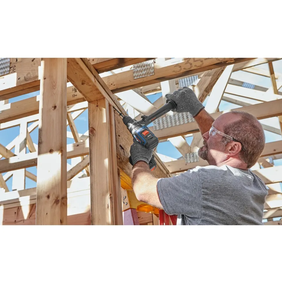 Factory Reconditioned Bosch 18V PROFACTOR Brushless Lithium-Ion 1/2 in. Cordless Connected-Ready Hammer Drill Driver Kit (8 Ah)