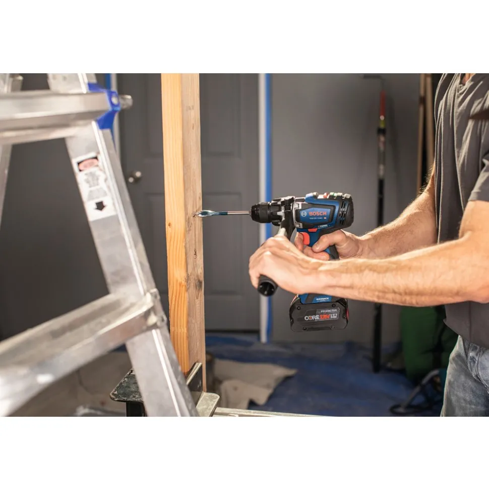 Factory Reconditioned Bosch 18V PROFACTOR Brushless Lithium-Ion 1/2 in. Cordless Connected-Ready Hammer Drill Driver Kit (8 Ah)