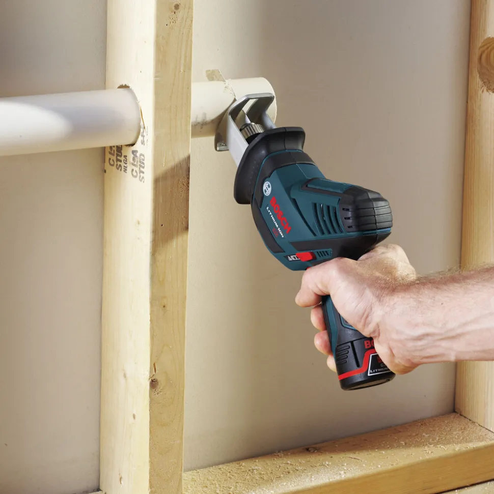 Factory Reconditioned Bosch 12V MAX Cordless Lithium-Ion Pocket Reciprocating Saw Kit