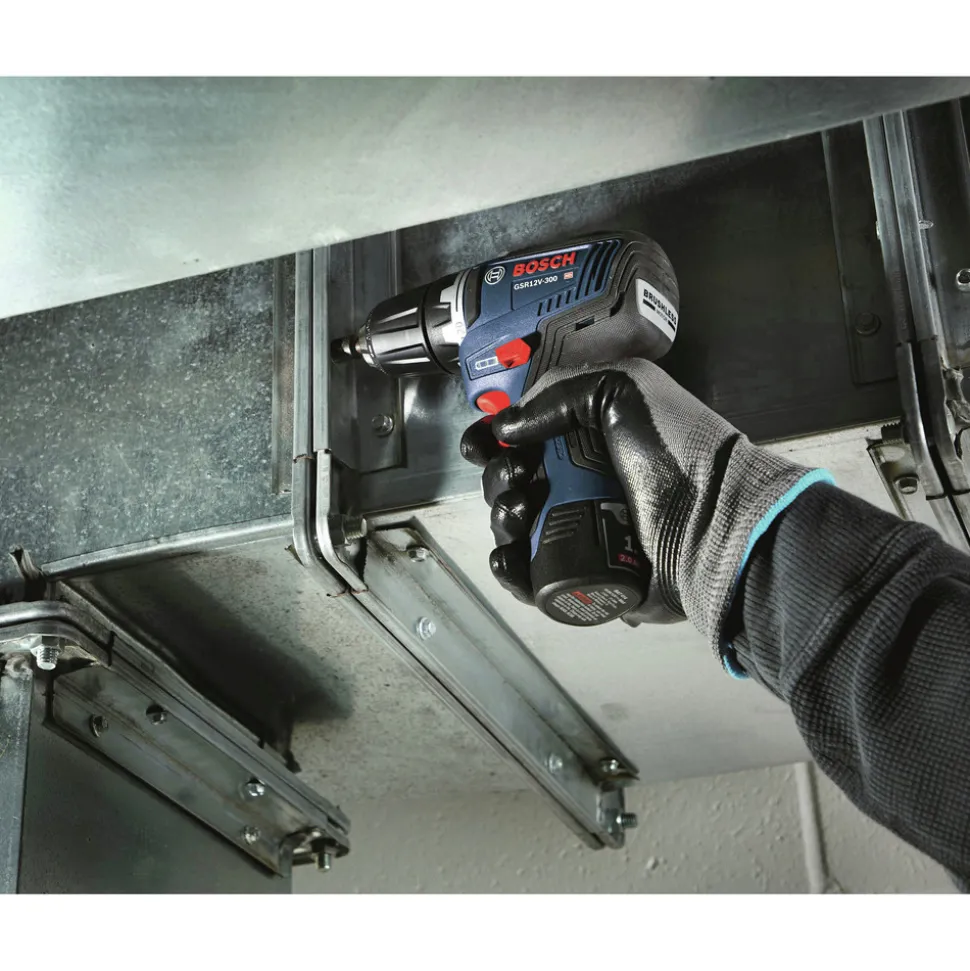 Factory Reconditioned Bosch 12V Max Brushless Lithium-Ion 3/8 in. Cordless Drill Driver/1/4 in. Hex impact Driver Combo Kit with 2 Batteries (2 Ah)