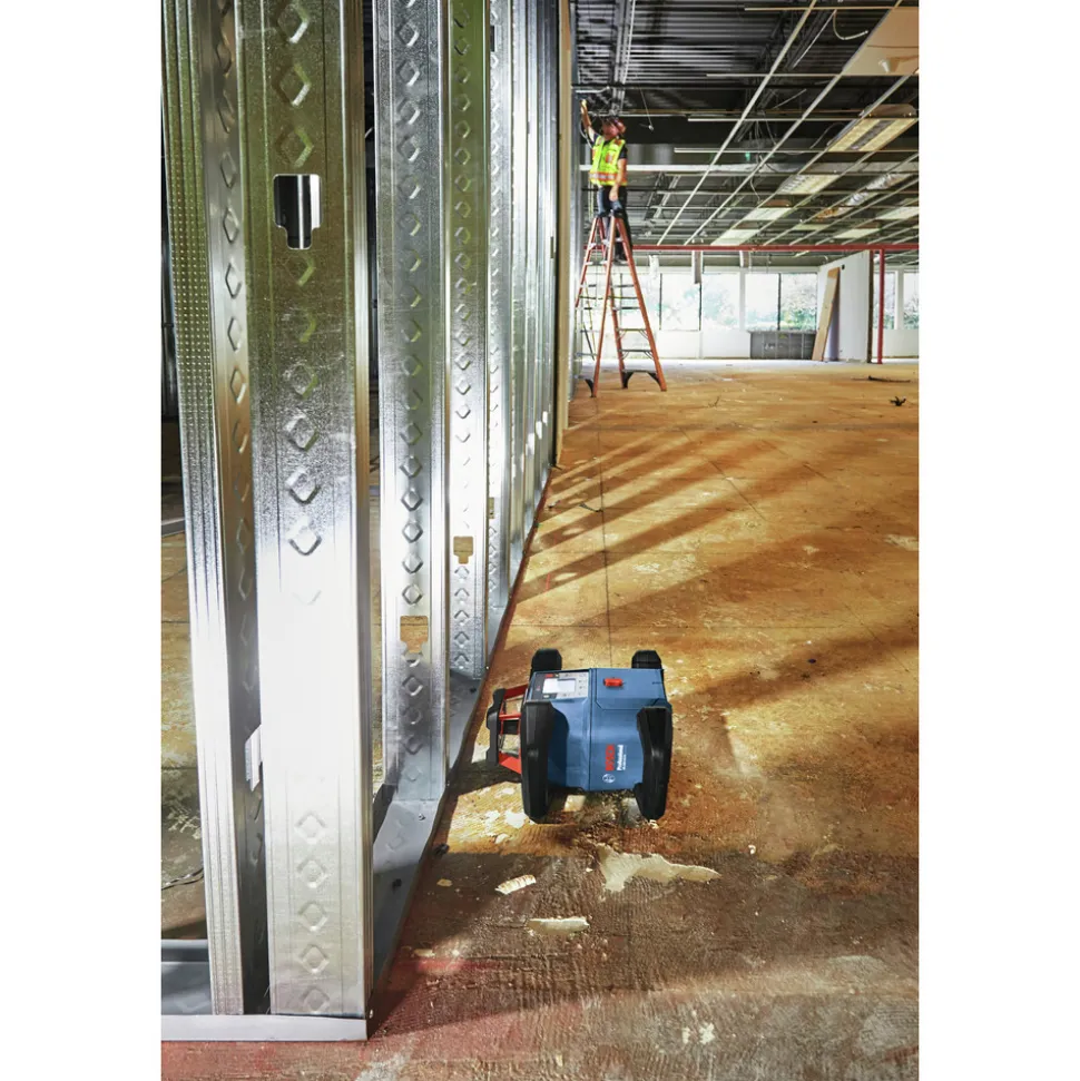 Factory Reconditioned Bosch 18V REVOLVE4000 Lithium-Ion Connected Self-Leveling Cordless Horizontal/Vertical Rotary Laser Kit (4 Ah)