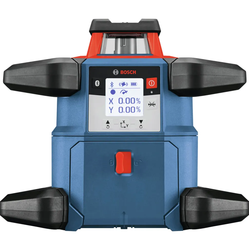 Factory Reconditioned Bosch 18V REVOLVE4000 Lithium-Ion Connected Self-Leveling Cordless Horizontal/Vertical Rotary Laser Kit (4 Ah)