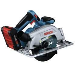 Factory Reconditioned Bosch 18V Brushless Lithium-Ion 6-1/2 in. Cordless Blade-Right Circular Saw Kit (4 Ah)