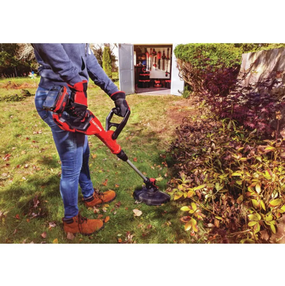 Factory Reconditioned Craftsman 20V WEEDWACKER Automatic Feed Lithium-Ion 13 in. Cordless String Trimmer/Edger Kit (2 Ah)