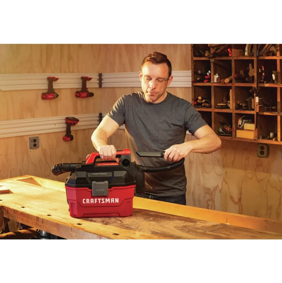 Factory Reconditioned Craftsman V20 Lithium-Ion Cordless 2 gal. Wet Dry Vac (Tool Only)