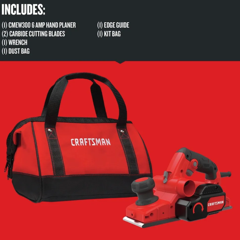 Factory Reconditioned Craftsman 6 Amp Corded Handheld Planer