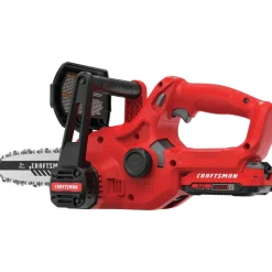 Factory Reconditioned Craftsman V20 Brushed Lithium-Ion 10 in. Cordless Chainsaw Kit (2 Ah)
