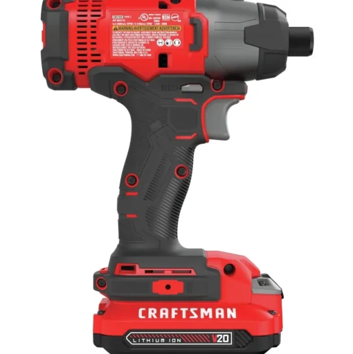 Factory Reconditioned Craftsman V20 Brushed Lithium-Ion 1/4 in. Cordless Impact Driver Kit (1.5 Ah)