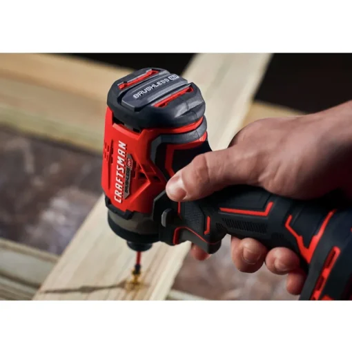 Factory Reconditioned Craftsman V20 BRUSHLESS RP Lithium-Ion 1/4 in. Cordless Impact Driver Kit (1.5 Ah)